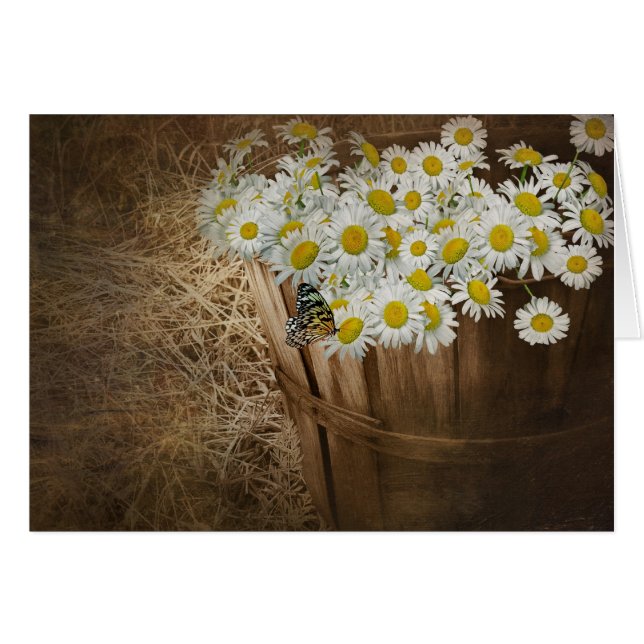 Cartão Cesto Antigo (Frente horizontal)