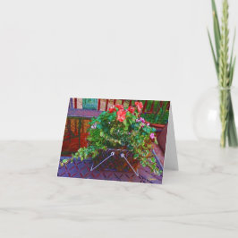 Cartão Cesto de Flor