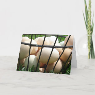 Cartão Cesto de Ovos