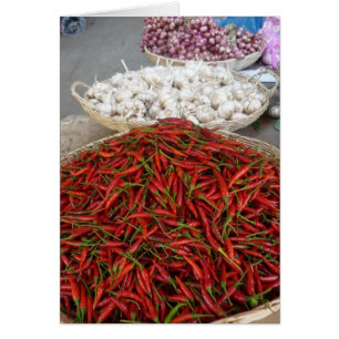 Cartão cestos de mercado