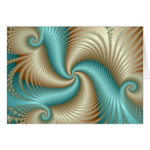 Cartão Cetim do Aqua - Fractal
