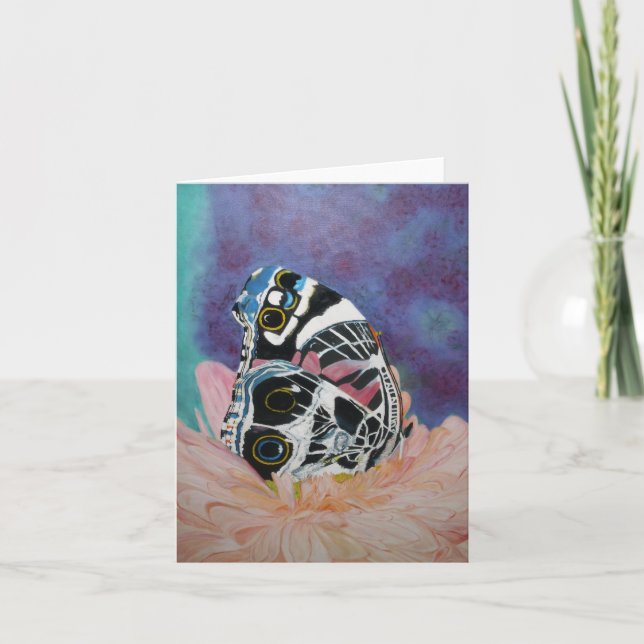 Cartão Céu da borboleta (Frente)