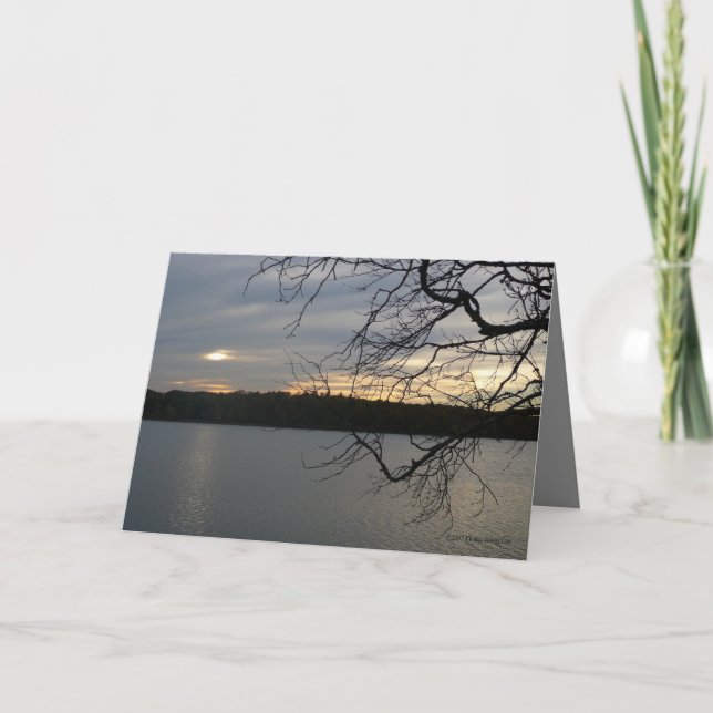 Cartão Céu de novembro (Frente)