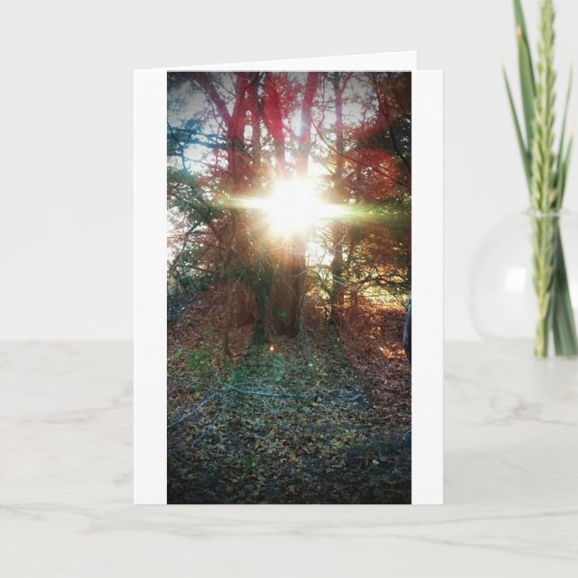 Cartão Céu, deixe sua luz brilhar (Frente)