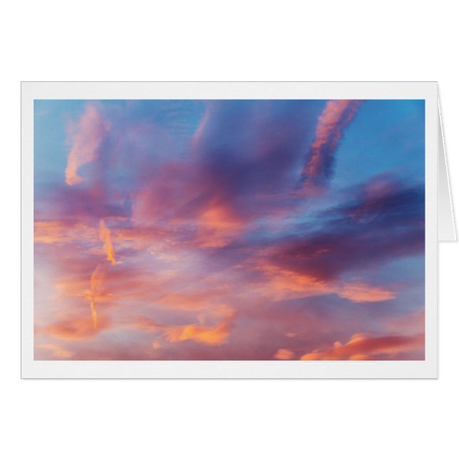 Cartão céu limpo (Frente Horizontal)