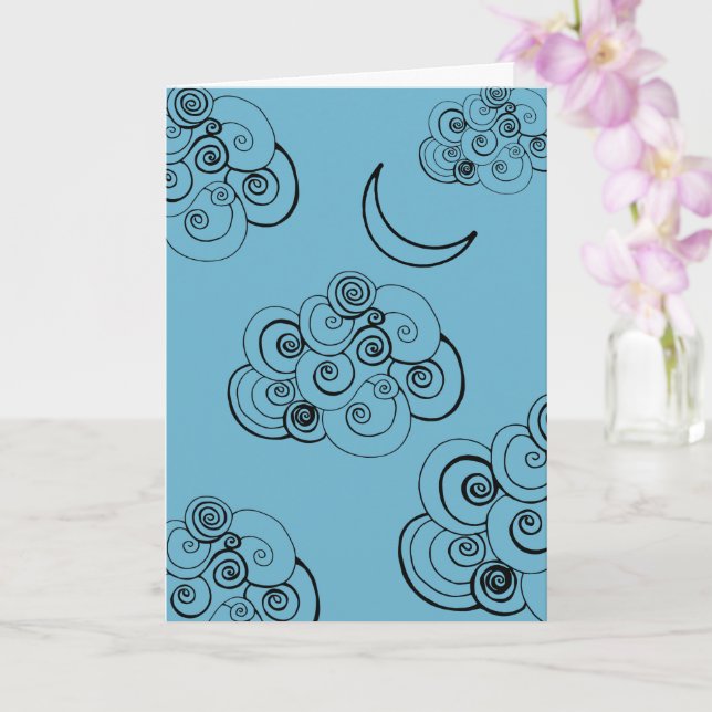 Cartão Céu Nublado (Orquídea)