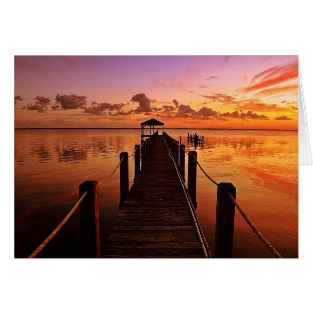 Cartão Céu sunset (Frente Horizontal)