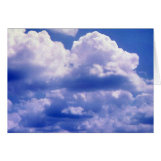 Cartão Céus Cumulus