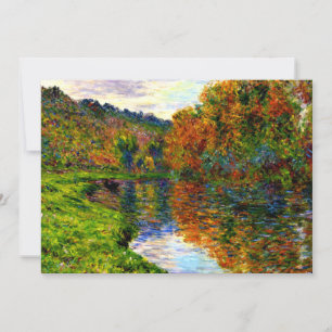 Cartão Cezanne - Braço do Jeufosse, Autumn,