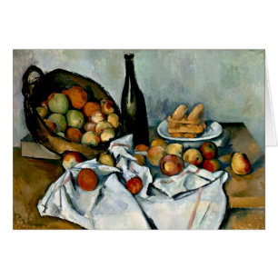 Cartão Cezanne - Cesta de Maçãs