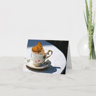 Cartão Chá da borboleta