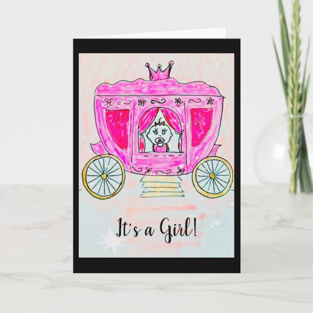 Cartão Chá de fraldas (Frente)