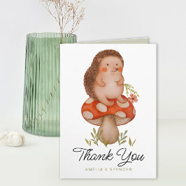 Cartão Chá de fraldas De Porte De Aquarela Cócica Muito O