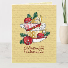 Cartão Chá de Natal!