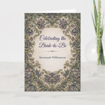 Chá de Noiva Xadrez Floral Elegante