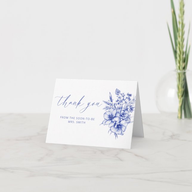 Cartão Chá de panela Apaixonado Obrigado (Frente)