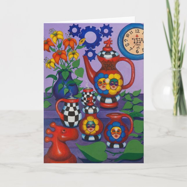 Cartão Chá para você & mim (Frente)