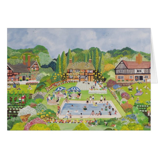 Cartão Chá pronto (Frente Horizontal)