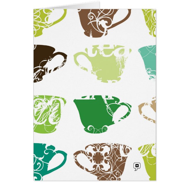 Cartão Chá verde (Frente)