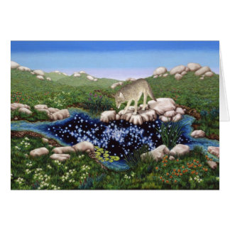 Cartão Chacal por Darlene P. Coltrain