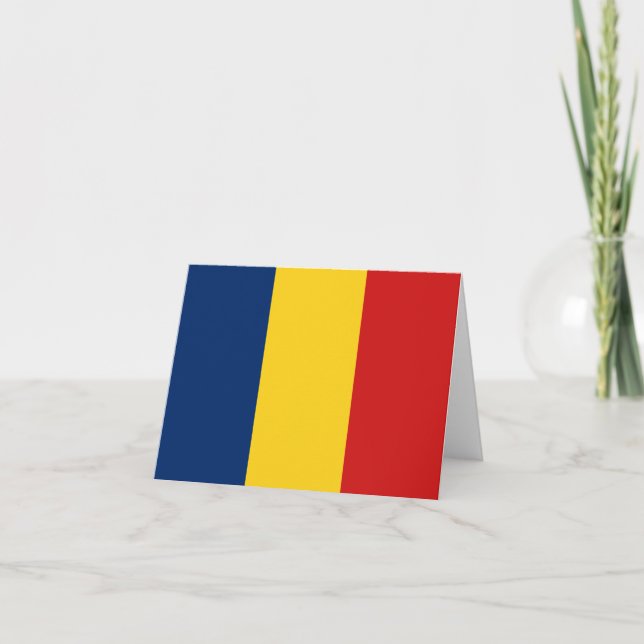 Cartão Chad Flag Notecard (Frente)