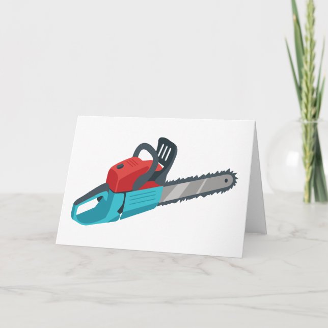 Cartão Chainsaw (Frente)