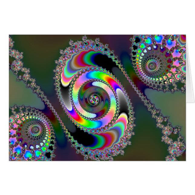 Cartão Chainsaw - Fractal (Frente Horizontal)