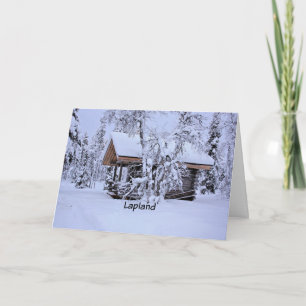Cartão Chalet na Lapónia