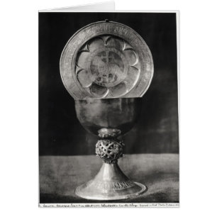 Cartão Chalice e Eucharist Plate