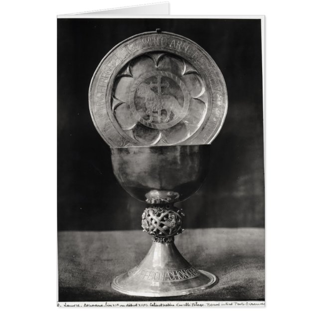 Cartão Chalice e Eucharist Plate (Frente)