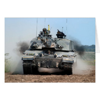 Cartão Challenger 2 Principal Tanque de Batalha (MBT) Exé