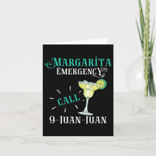 Cartão Chamada de Emergência Margarita 9 Juan Juan Cinco