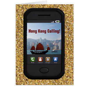 Cartão Chamada de Hong Kong