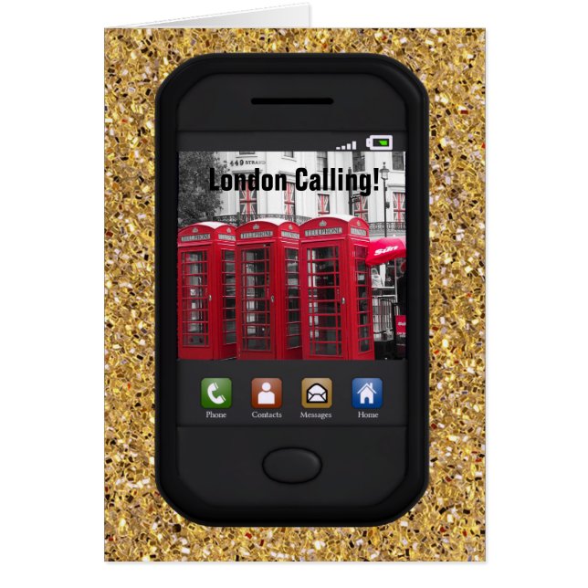 Cartão Chamada de Londres (Frente)