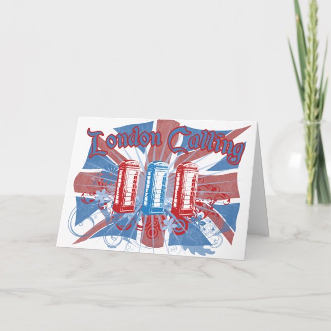 Cartão Chamada de Londres (Frente)