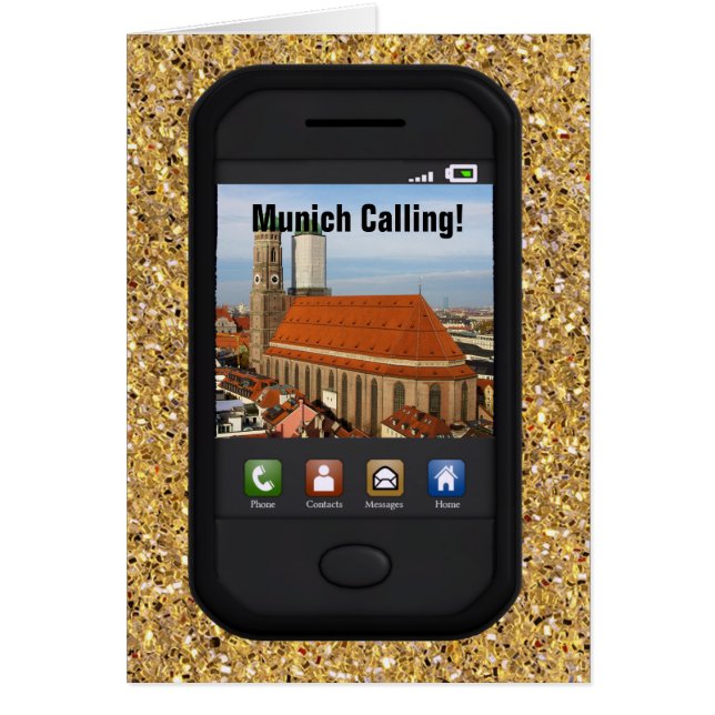 Cartão Chamada de Munique (Frente)