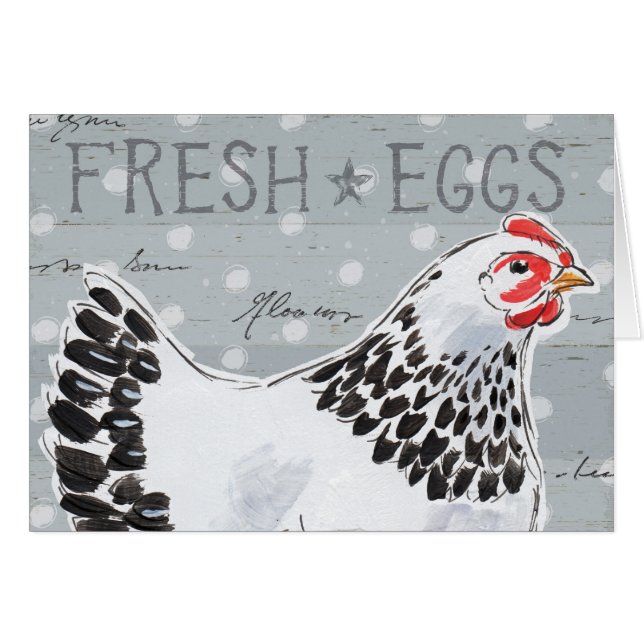 Cartão Chamada II dos galos (Frente Horizontal)