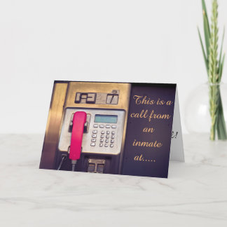 Cartão Chamada telefônica