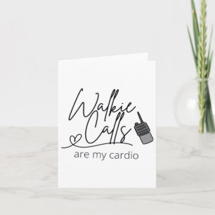 Cartão Chamadas Andando São O Meu Professor De Cardio Spe