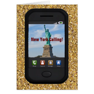 Cartão Chamando Nova York