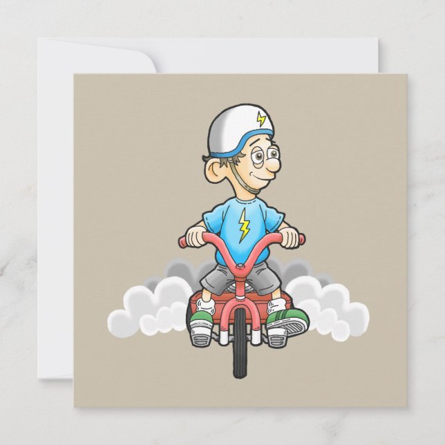 Cartão Chamando Todos os Motociclistas (Frente)