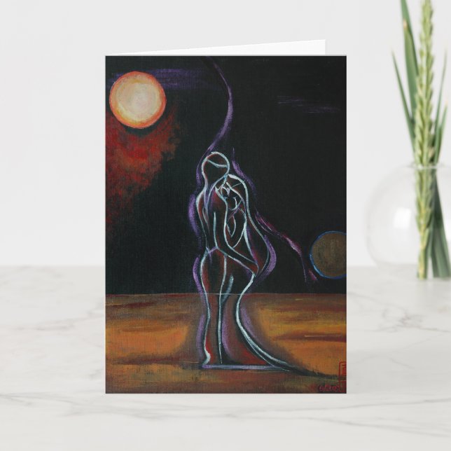 Cartão Chamas Gêmeas (Frente)