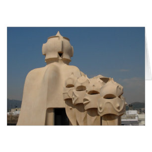 Cartão Chaminés e vão das escadas