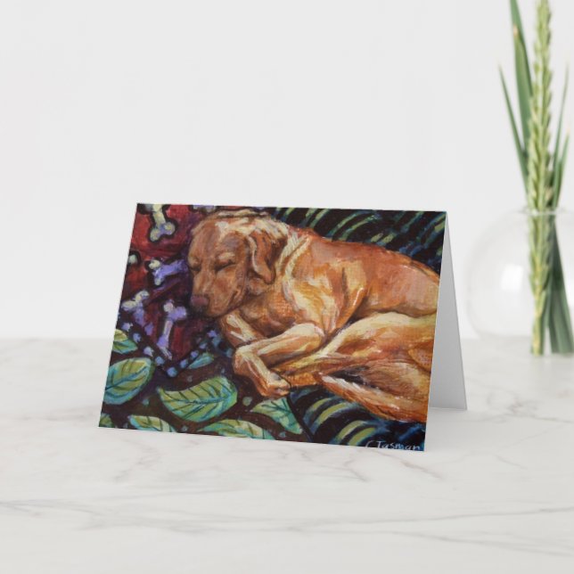 Cartão Chamois Sleeps (Frente)