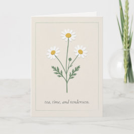 Cartão Chamomile Wishes - Soft Cream