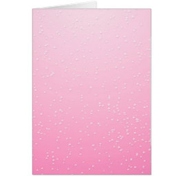 Cartão Champagne Rosa com Fundo de Bolhas Minúsculas Arte