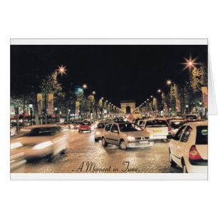 Cartão Champs Elysées de Les.  Paris.  (Um momento a