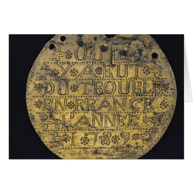 Cartão Chapa com a frase (Frente Horizontal)