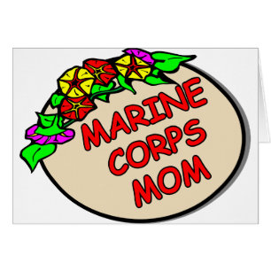 Cartão Chapa da mamã do Corpo do Marines