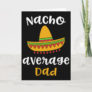 Cartão Chapéu de Festa Mexicana F Nacho Pai Médio